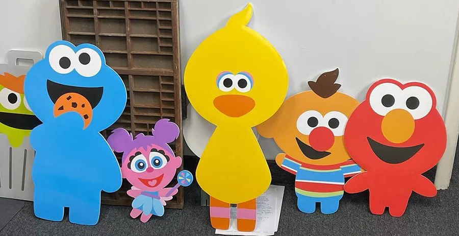 Vinyl, Polycarbonate, and foam cut by digital die cutter
