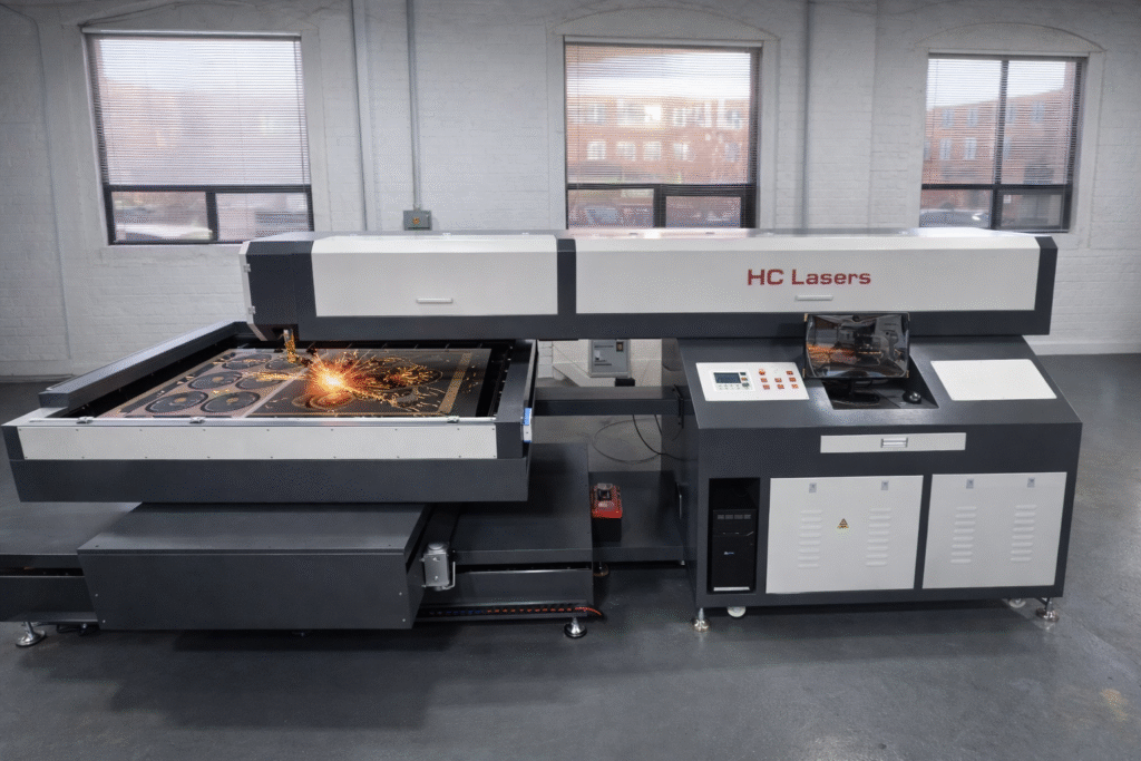Product Identification Company's New 600 watt co2 laser cutting system